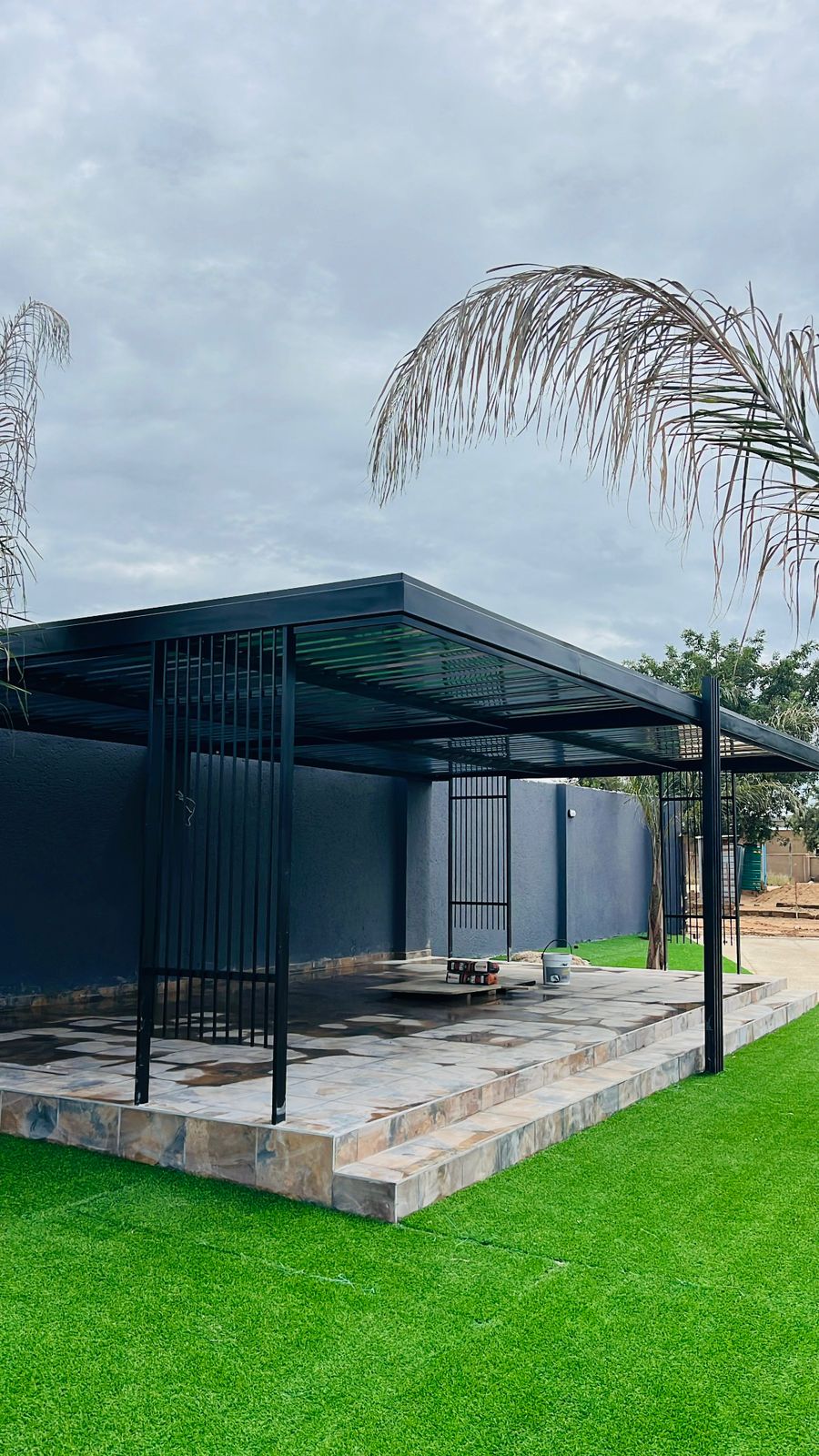 Louvered patio cover concept